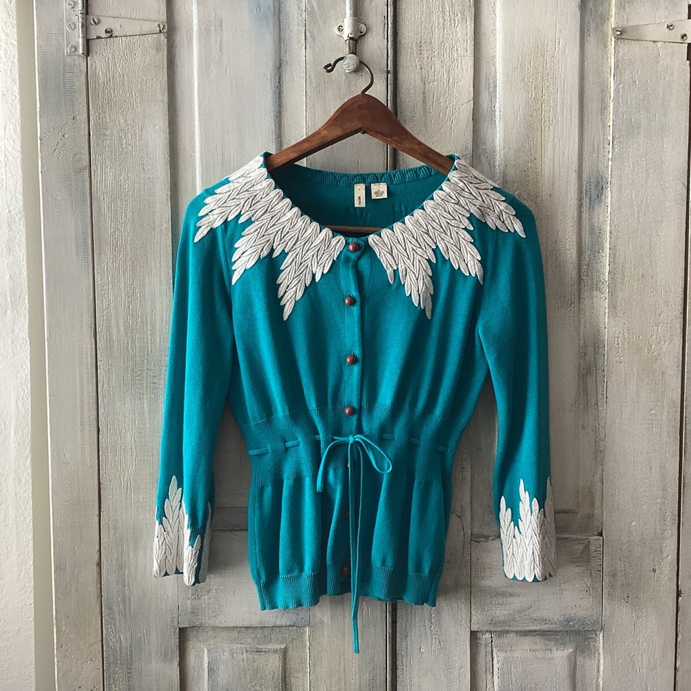 Anthropologie- Moth Wisteria Cardigan
